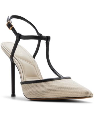 Women's Leonna T-Strap Closed Toe Pumps