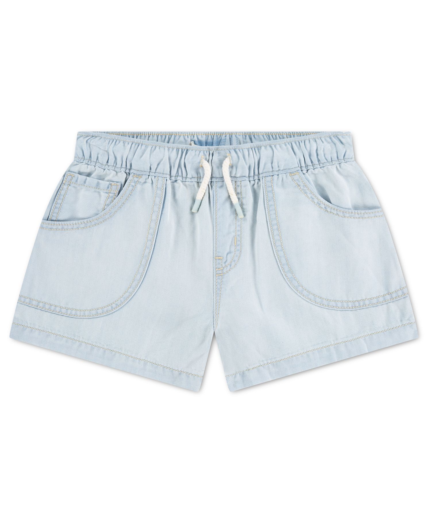 Girls' 7-16 Denim Parachute Shorts