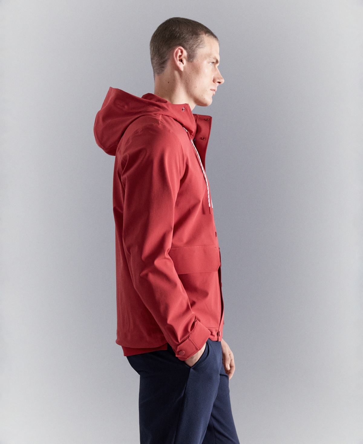 Mango Men's Water-Repellent Hooded Jacket