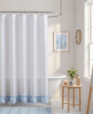 Savanna Floral Ruffle 13-Piece Shower Curtain Set