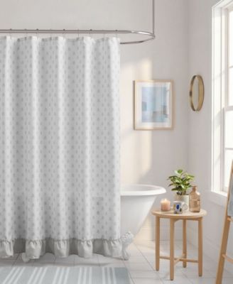 Savanna Floral Ruffle 13-Piece Shower Curtain Set