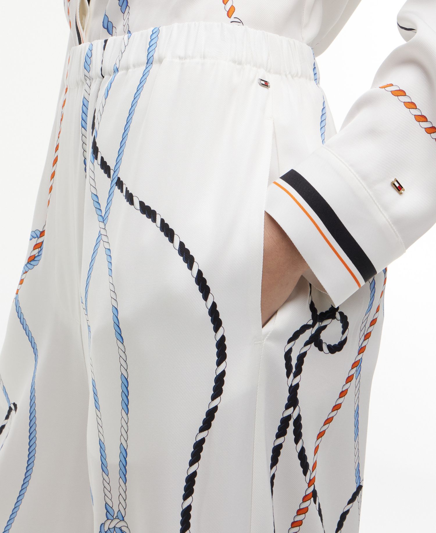 Women's Printed Wide-Leg Pants