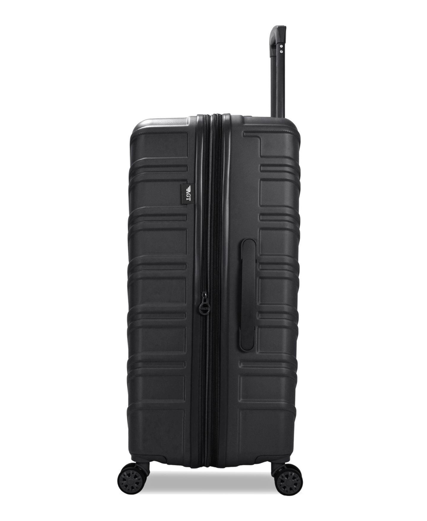 Чемоданы American Green Travel Westford 3-Piece Hardside Expandable Spinner Luggage Set, цвет: Чёрный — фото 4
