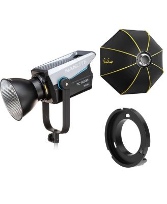 FC-500B 520W Bi-Color LED Video Spotlight, Bundle with ParaSnap 36" Octa NewGen Softbox and OTA-F1 Adapter