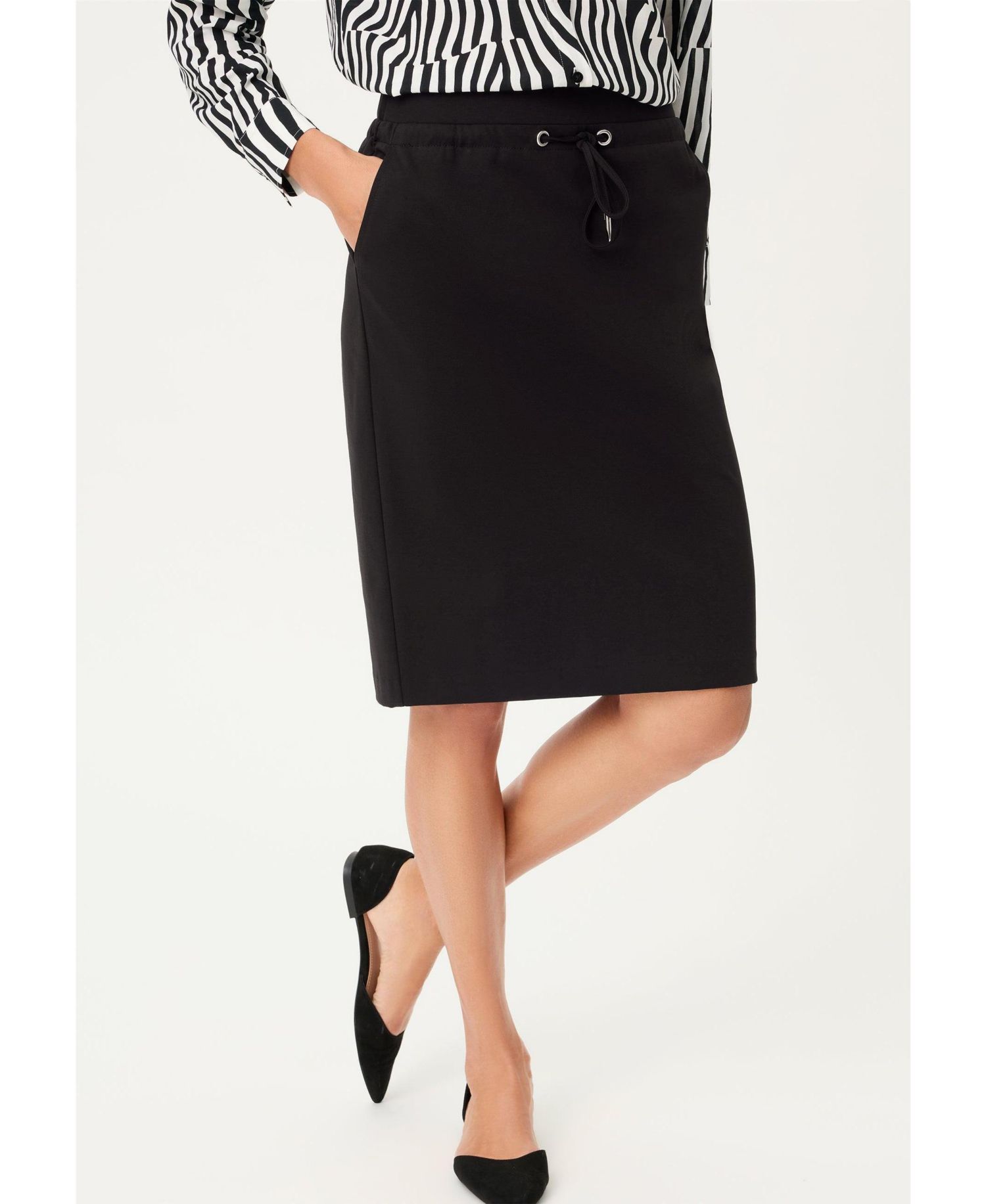 Women's Ponte Roma Knit Skirt