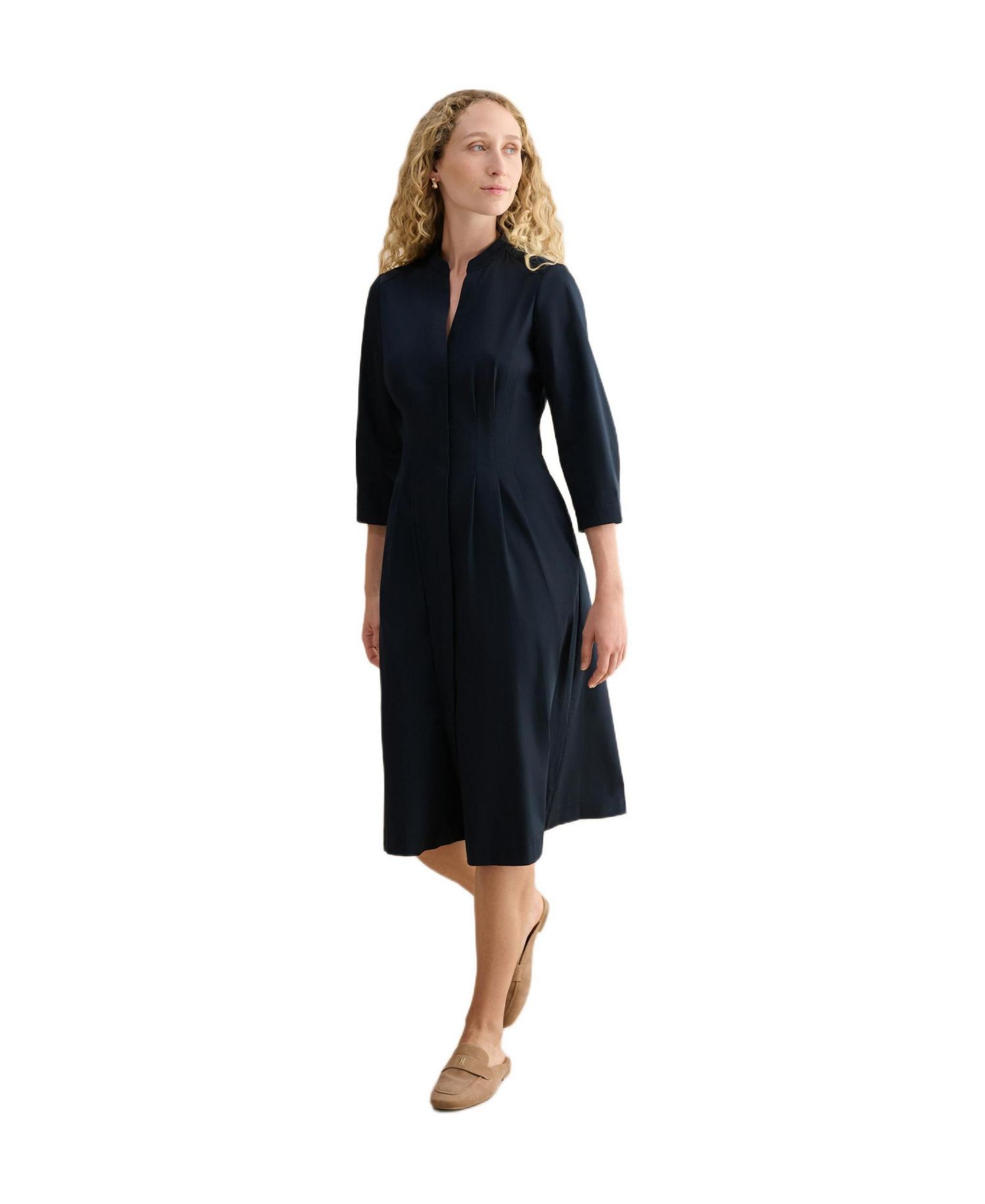 Womens Lillian Floral Print Midi Dress