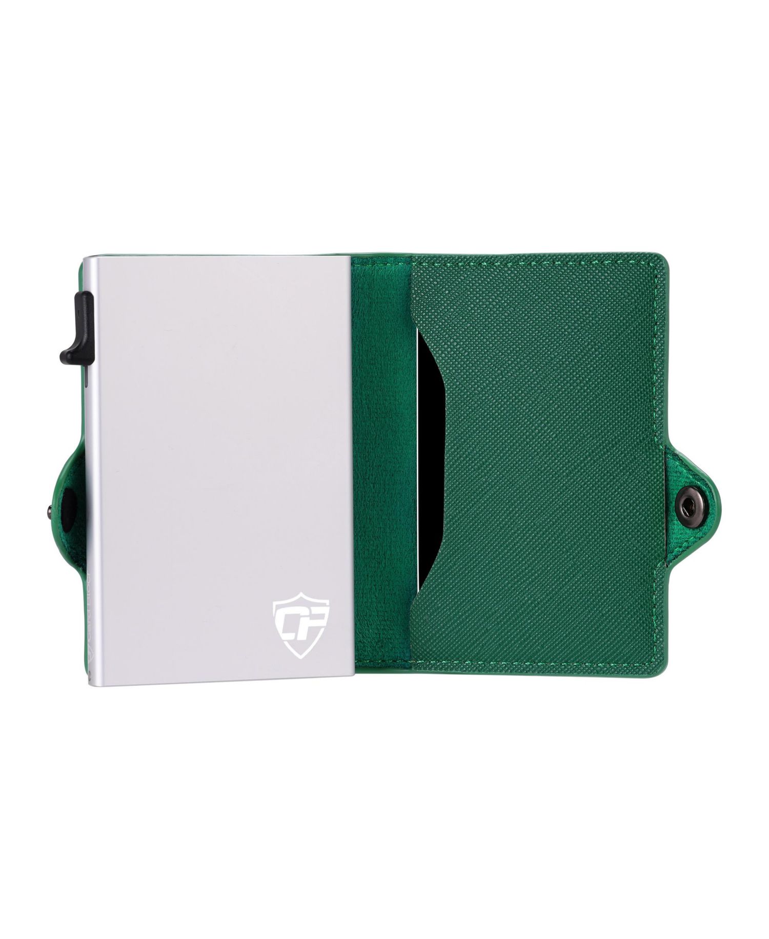 RFID Pop Up Wallet for Women - Slim Minimalist Credit Card Holder (4-6 Card Capacity) - Aluminum Metal Case