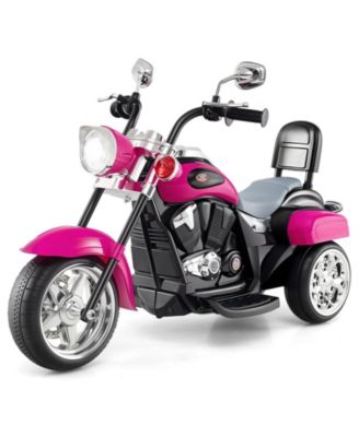 6V Powered Toddler 3-Wheel Motorbike Ride On Toy with Horn and Headlight