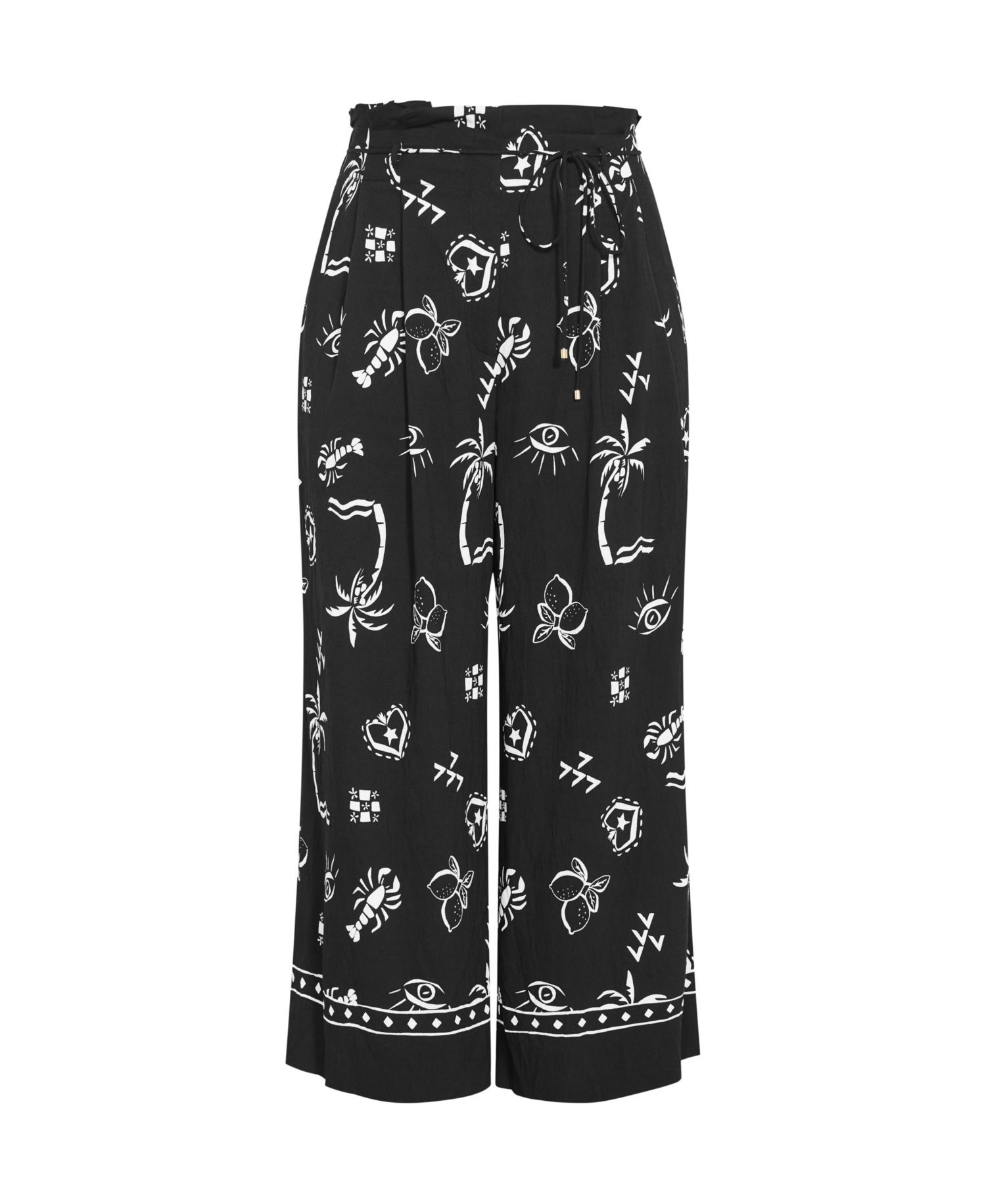 Women's Resort Border Print Pant