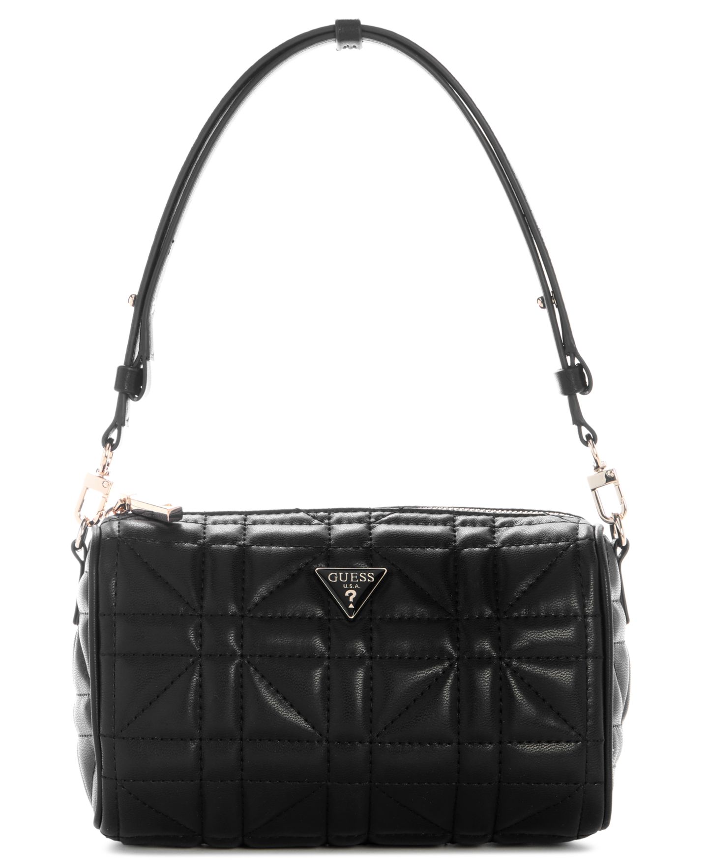 Женская сумка GUESS Edita Small Convertible Shoulder Handbag, цвет: Чёрный — фото 1