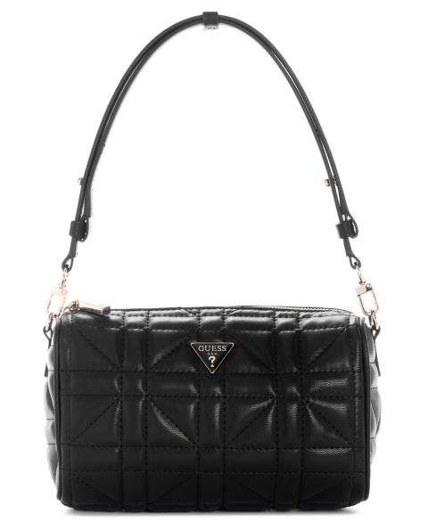 Женская сумка GUESS Edita Small Convertible Shoulder Handbag, цвет: Чёрный