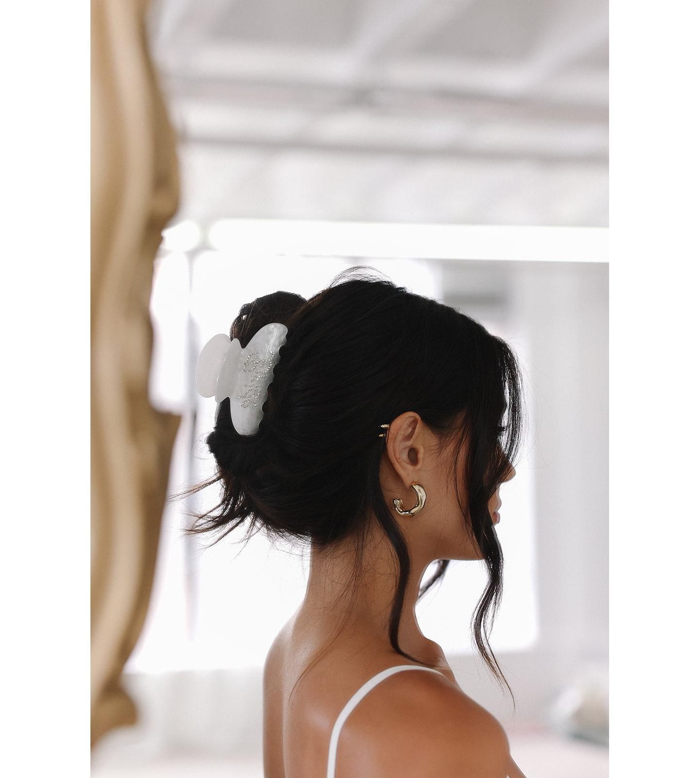 Женские аксессуары для волос Untamed Petals Bride Crystal Claw Clip — фото 2