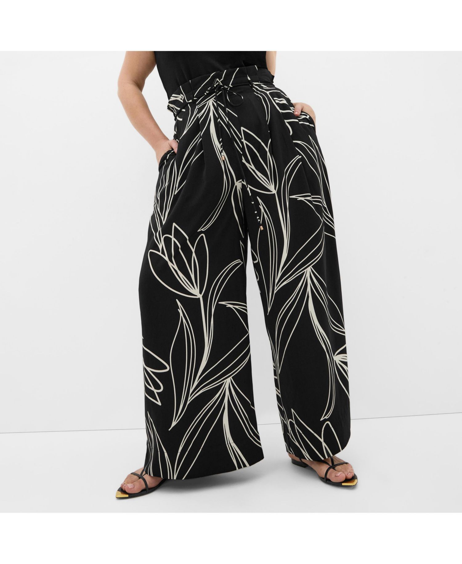 Women's Shania Bloom Print Wide Leg Pant