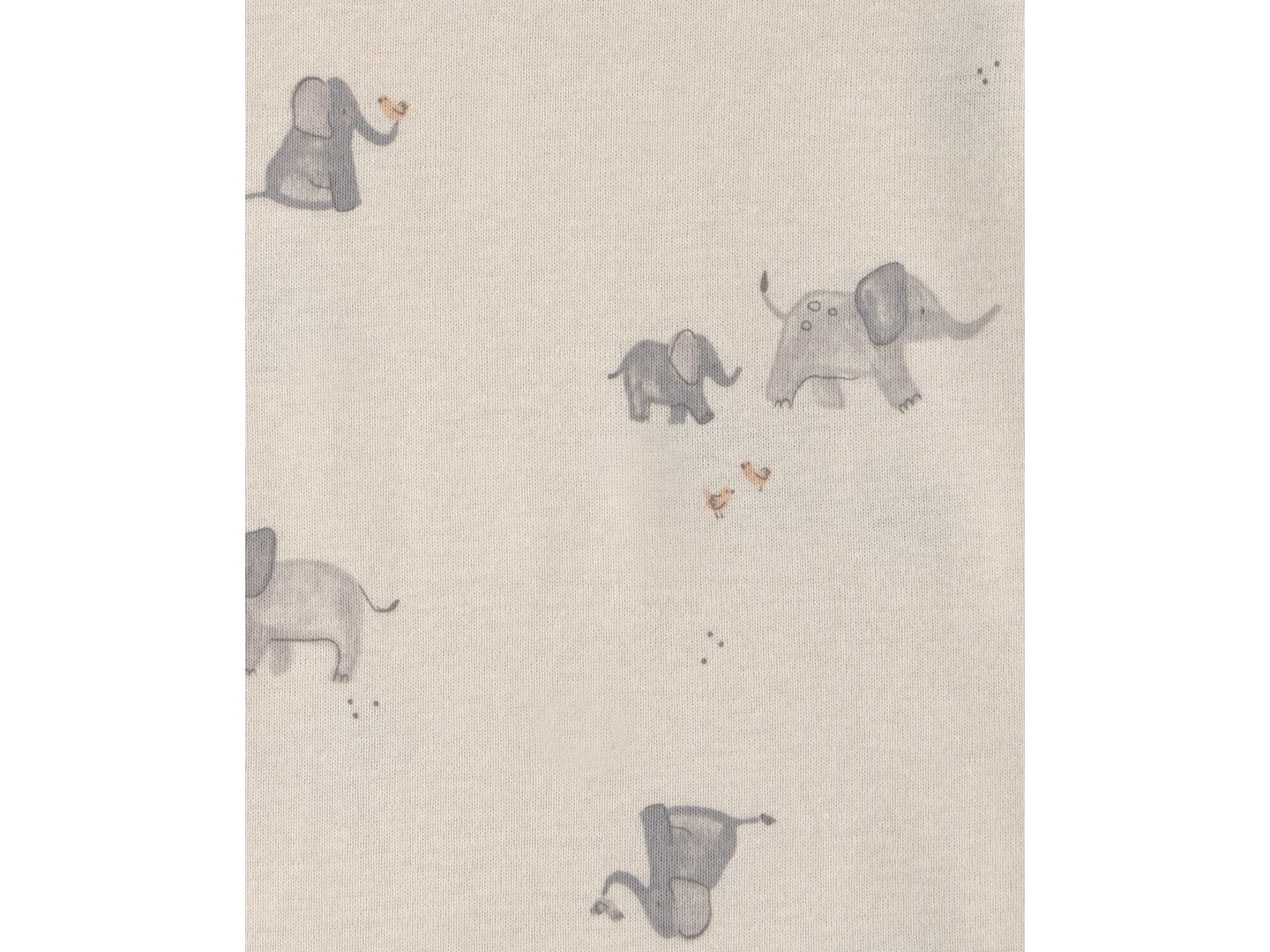 Боди Elephant, короткий рукав, 5 шт. — Carter's, цвет: Серый / Кремовый — фото 6