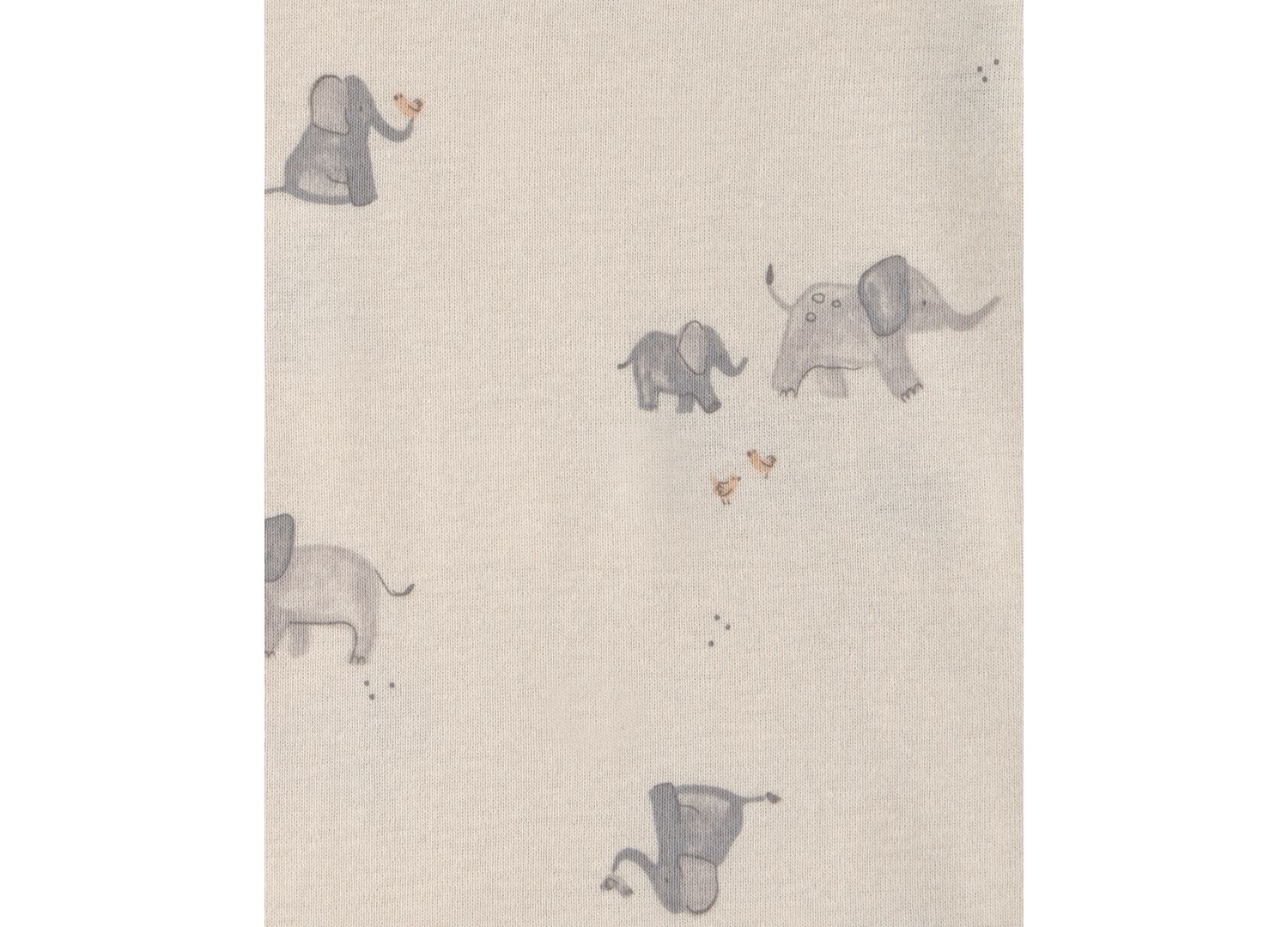 Baby Girls' and Baby Boys' Elephant Print Short-Sleeve Bodysuits, 5-Pack