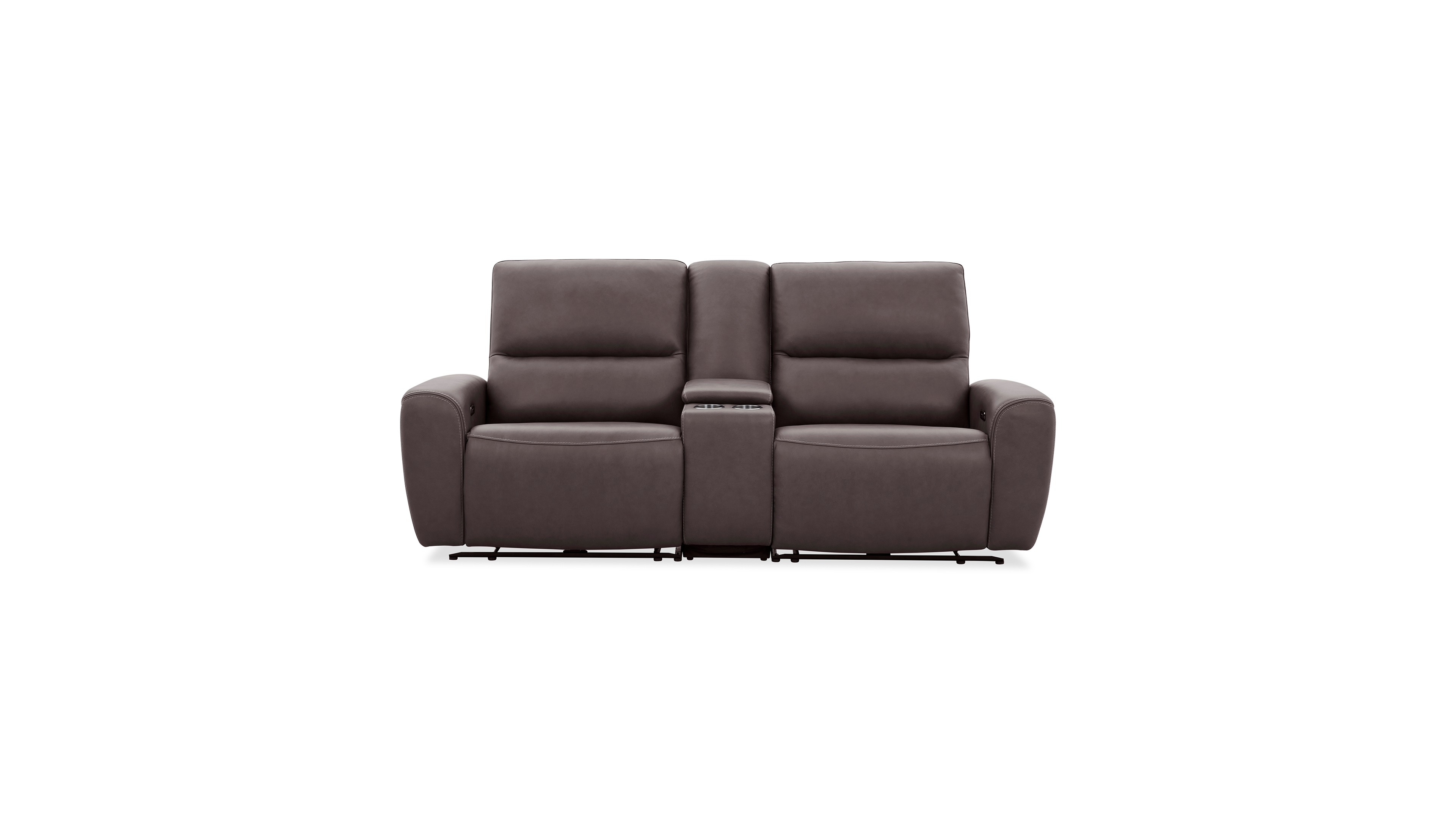 Symond 3-Piece Leather 2 Power Motion Sofa