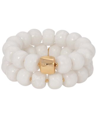 18k Gold-Plated Power Bead Stack Bracelet