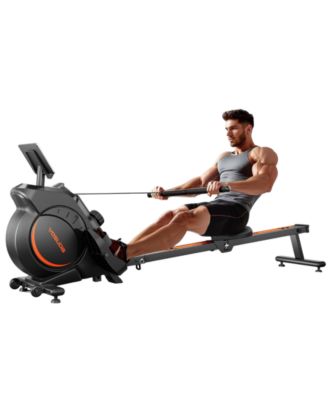 Magnetic Rowing Machine for Home, Bluetooth and App Supported, for Beginners to Athletes with Comfortable Seat and Digital Monitor
