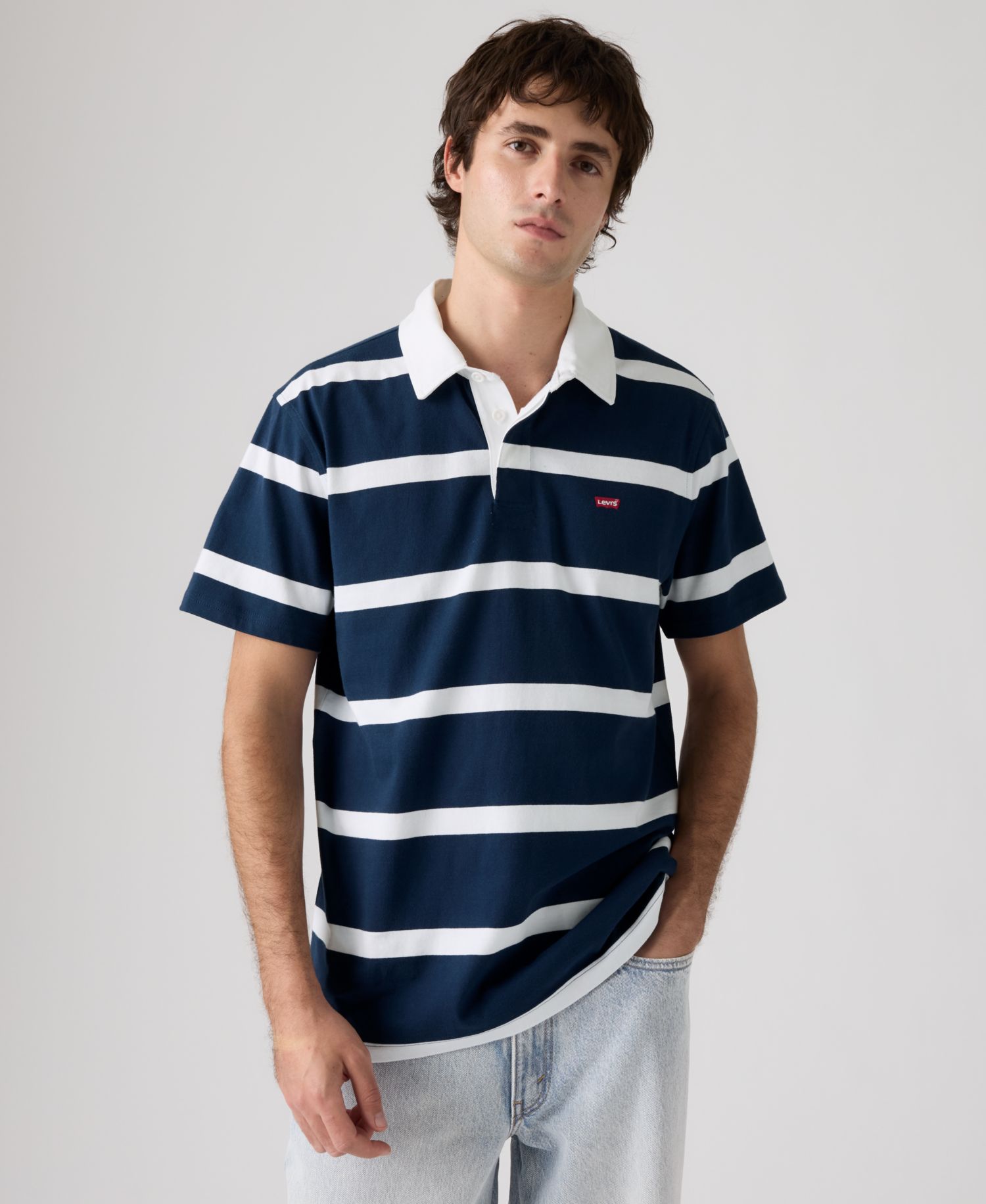 Men's Short-Sleeve Rugby Polo Shirt