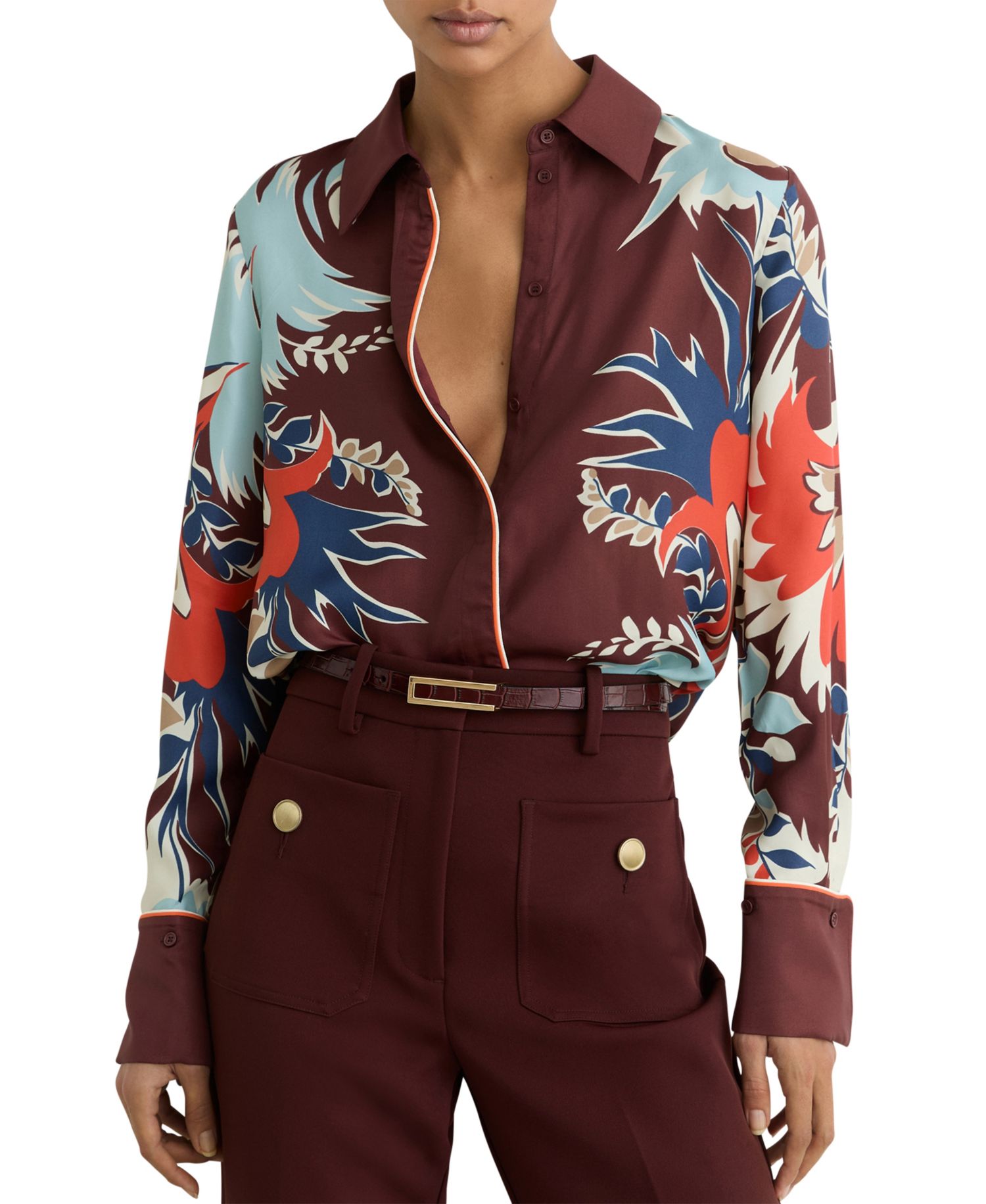 Women's Lia Printed Button-Through Shirt