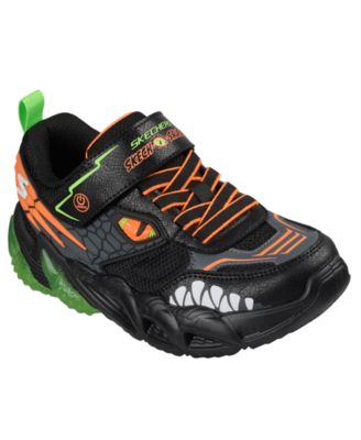 Little Kids' Skech-O-Saurus - Lights 3.0 Light-Up Fastening Strap Casual Sneakers from Finish Line