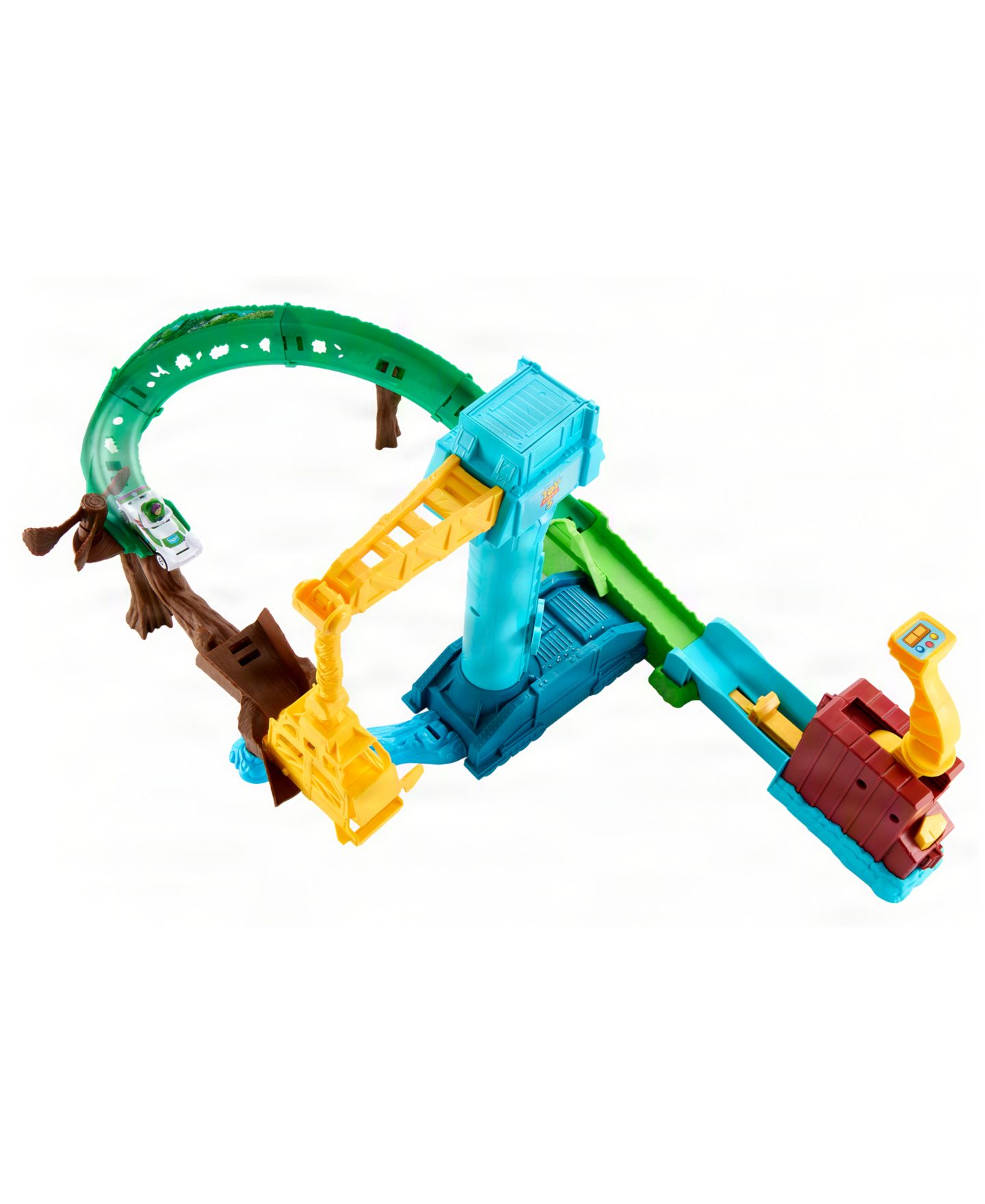 Детские игрушки Hot Wheels Superstar Speeders Hi-Tech Buzz Lightyear's Star Command Adventure Track Set — фото 2