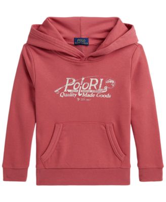 Boys' 2-7 Logo French Terry Long-Sleeve Hoodie