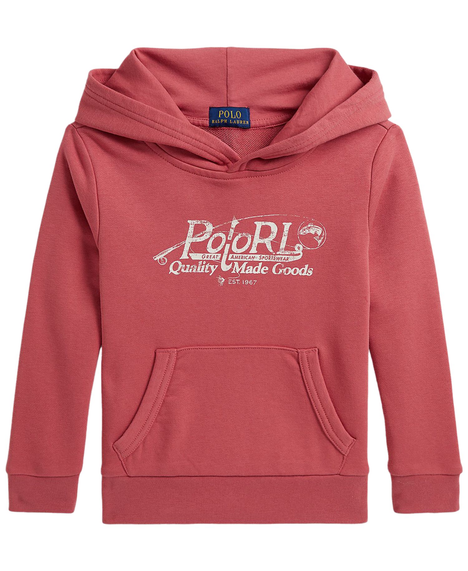 Boys' 2-7 Logo French Terry Long-Sleeve Hoodie