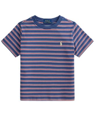 Boys' 2-7 Striped Crewneck T-Shirt