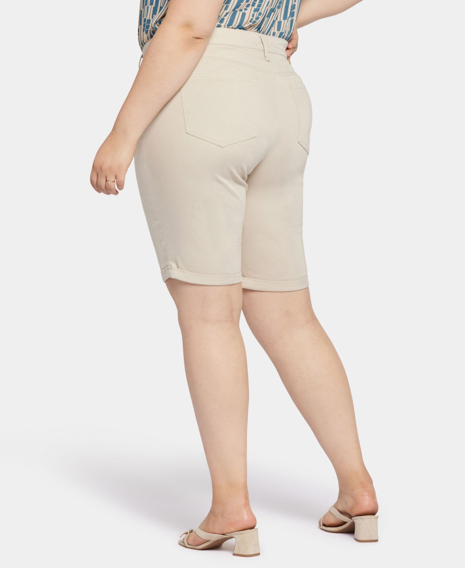 Plus Size Briella Roll Cuff Short with Lift Tuck Technology