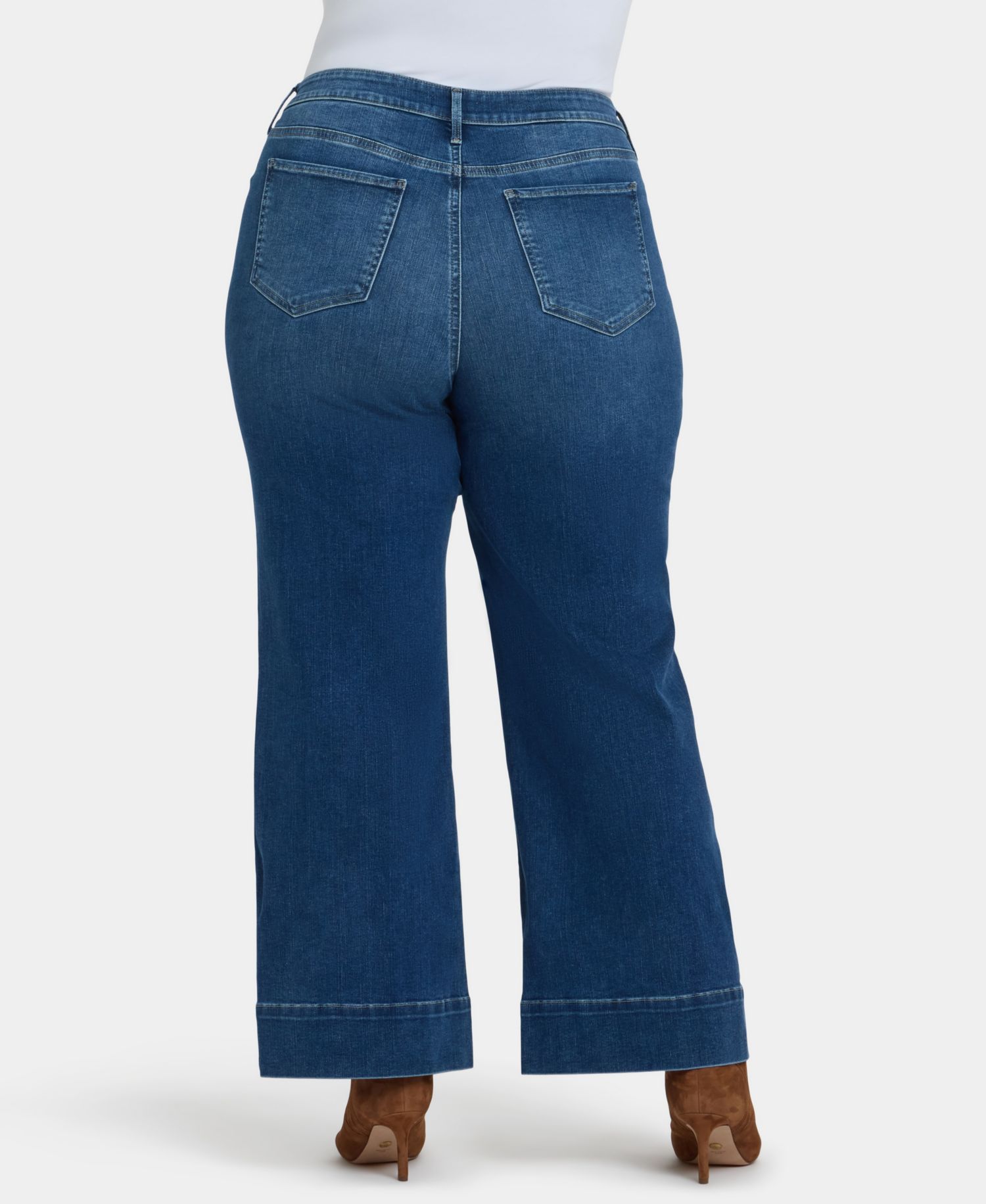 Plus Size Teresa Wide-Leg Jeans with Lift Tuck Technology