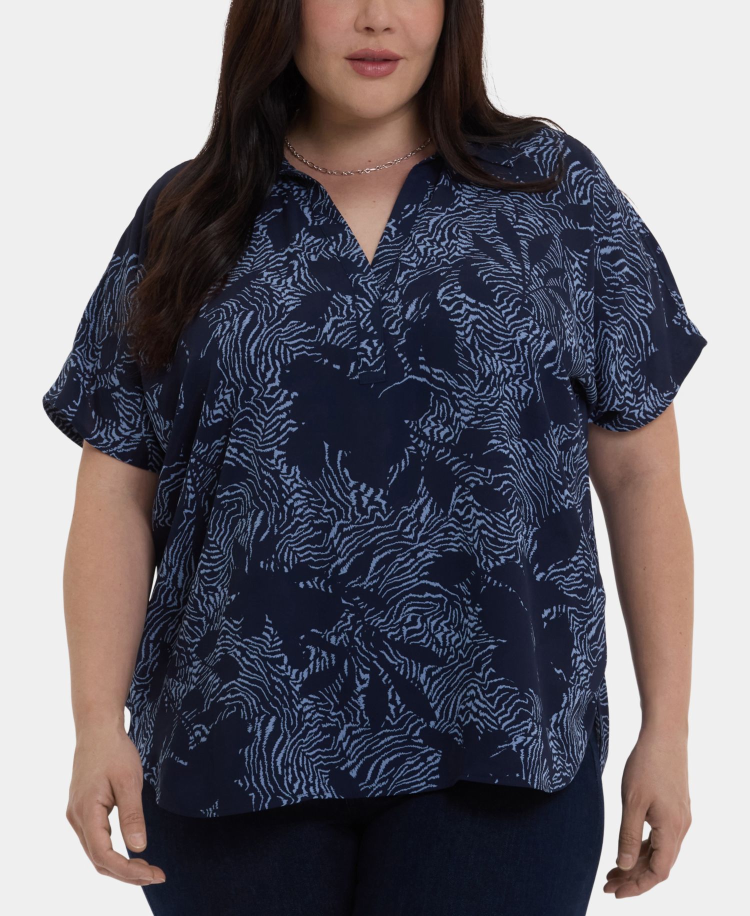 Plus Size Becky Short-Sleeve Top