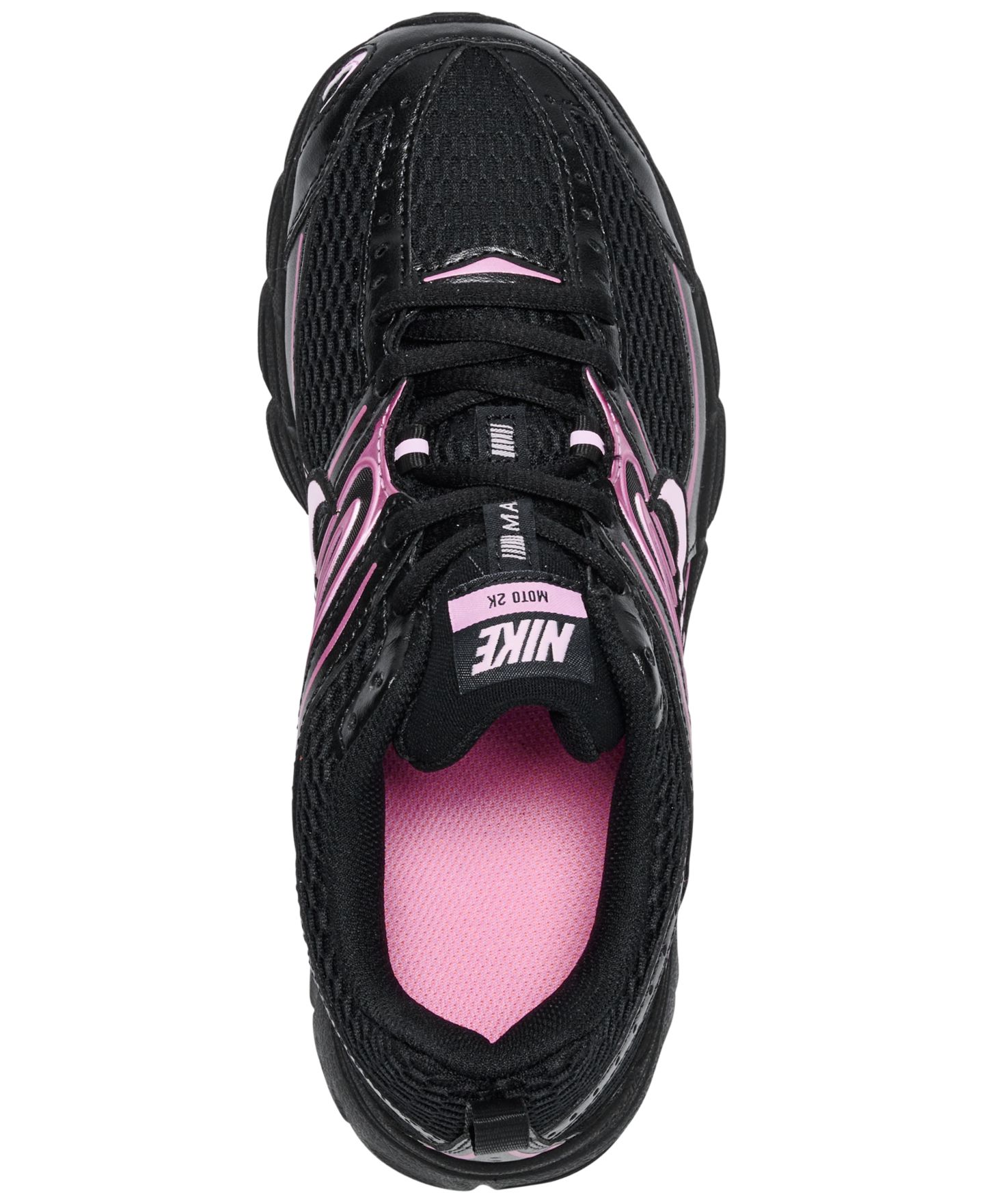 Детские повседневные кроссовки Nike Air Max Moto 2K, цвет: Чёрный / Розовый — фото 4