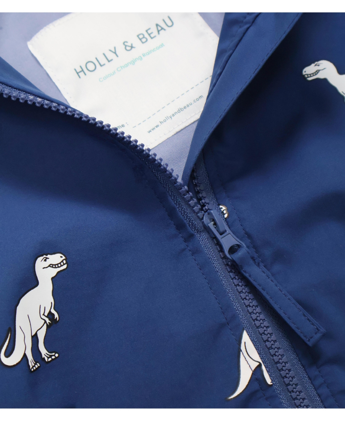 Holly and Beau Boys Color Changing Hooded Raincoat