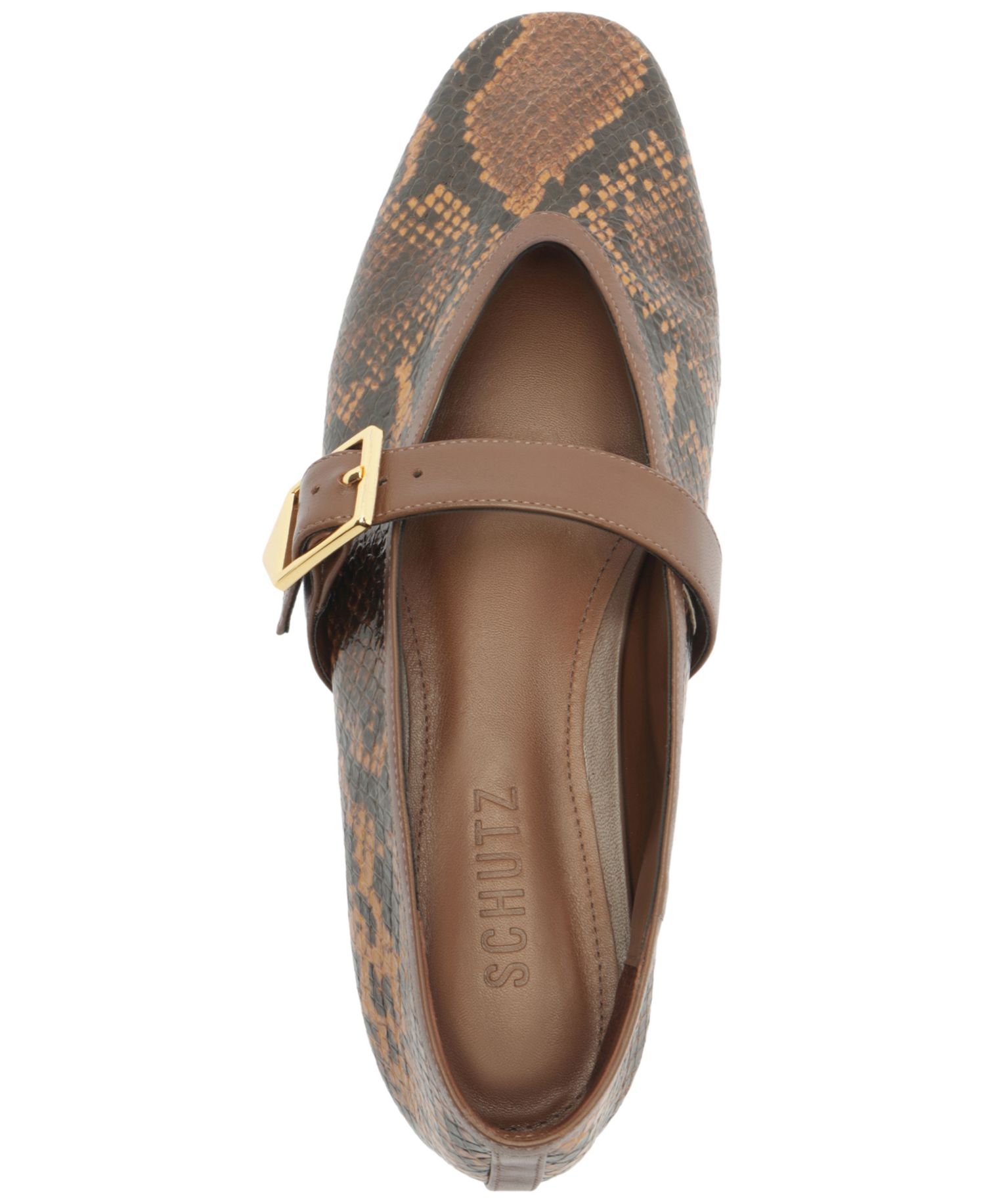 Women's Vick Buckle Square Toe Flats
