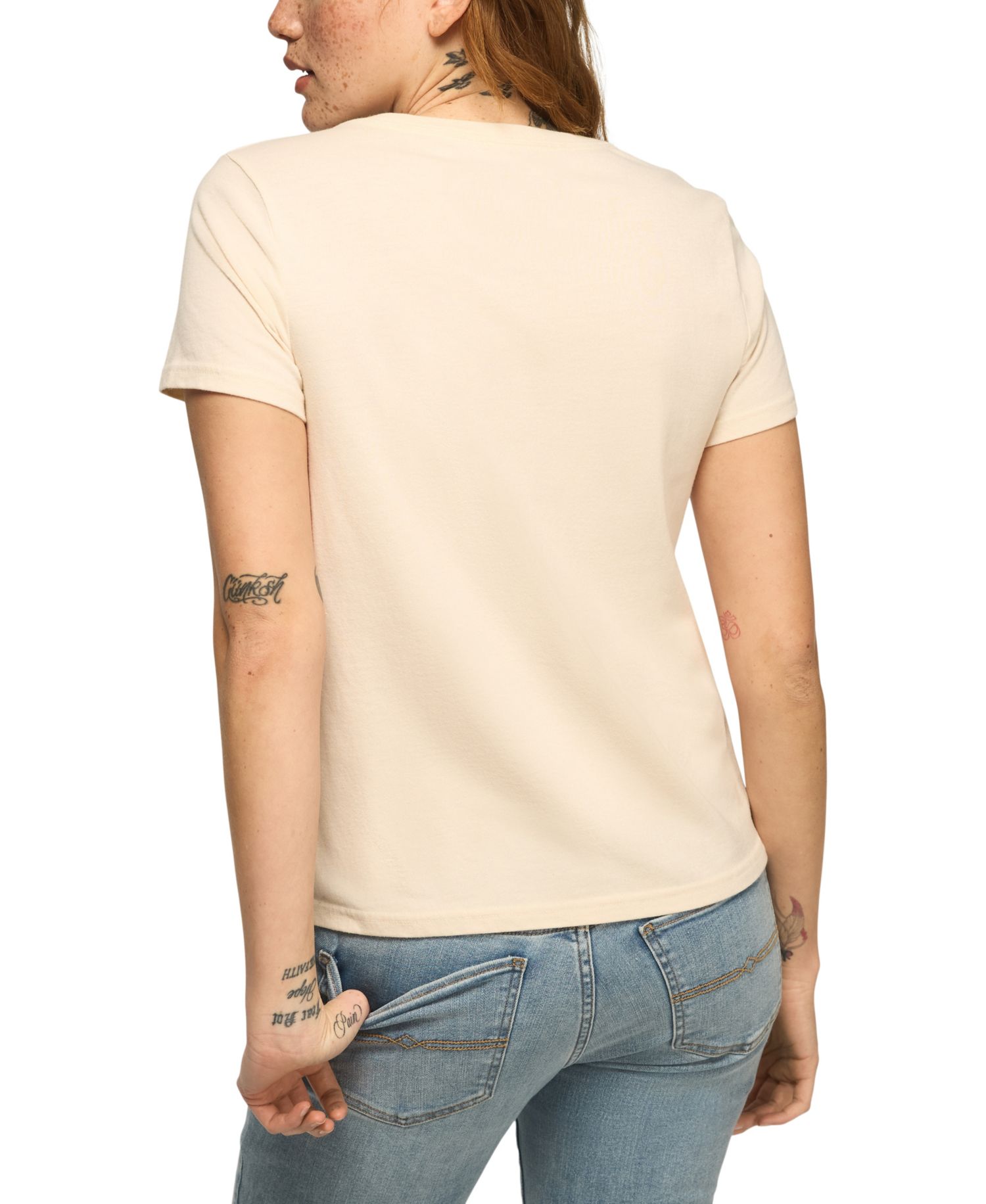 Women's Coca Cola Bottle Stars Classic Crewneck T-Shirt