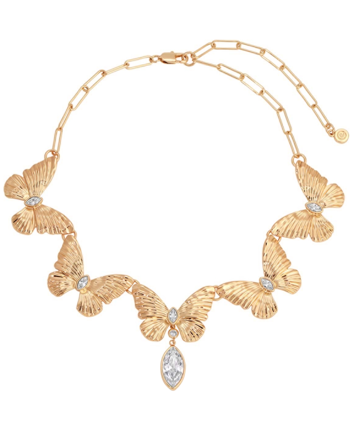 Ettika Gold-Plated Butterfly Choker Necklace