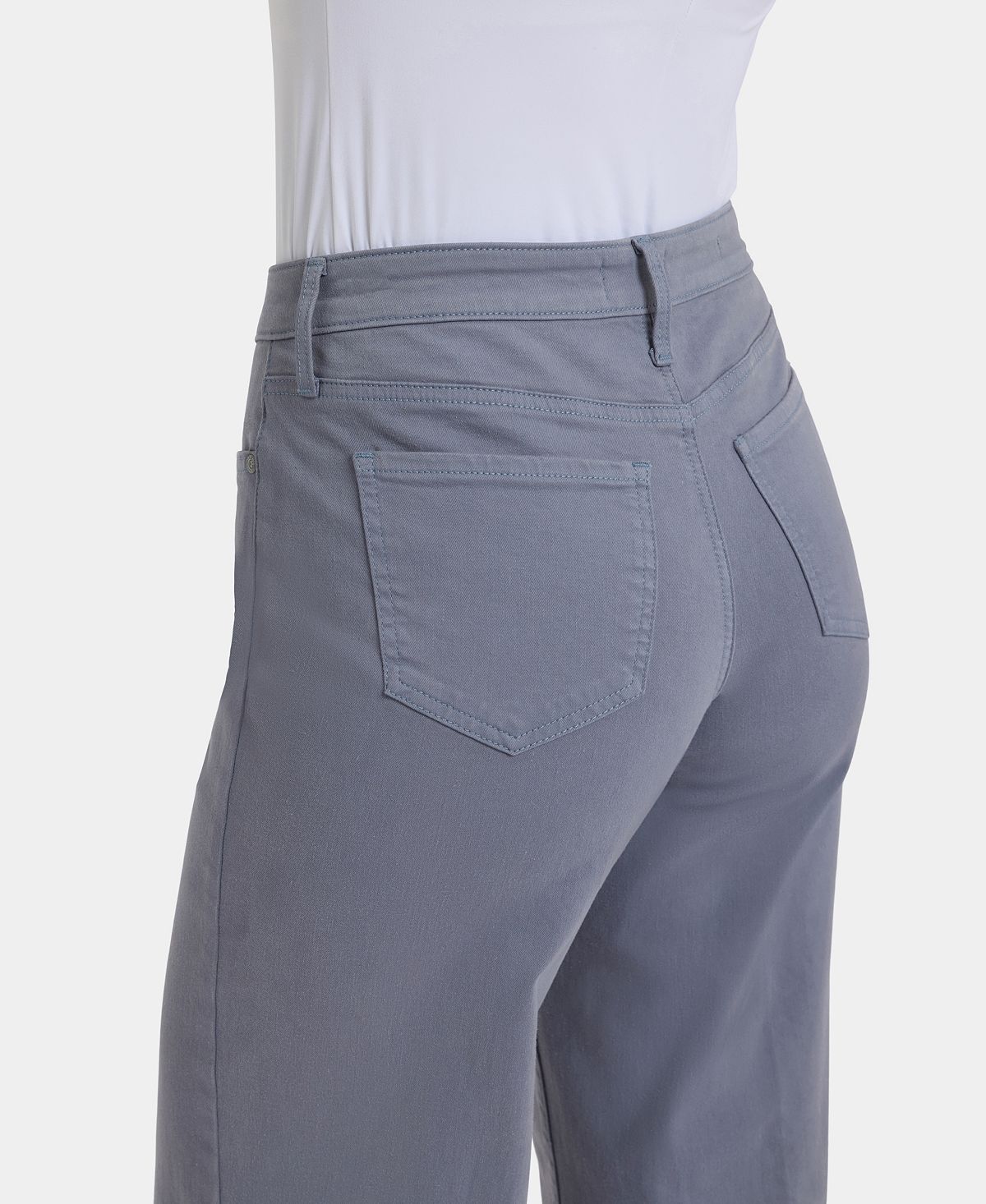 NYDJ Petite Teresa Wide-Leg Ankle Jeans with Lift Tuck Technology view 4 — MAYCSS fashion products