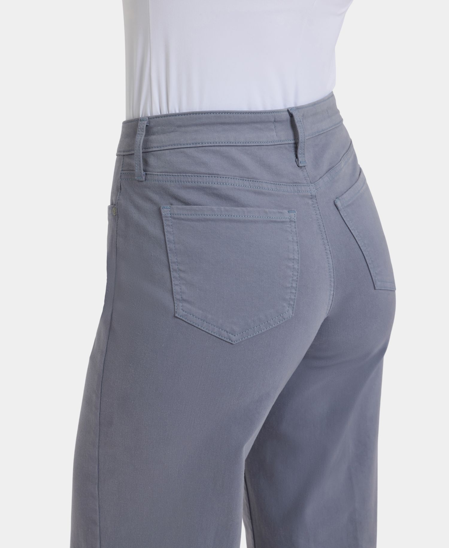 Petite Teresa Wide-Leg Ankle Jeans with Lift Tuck Technology