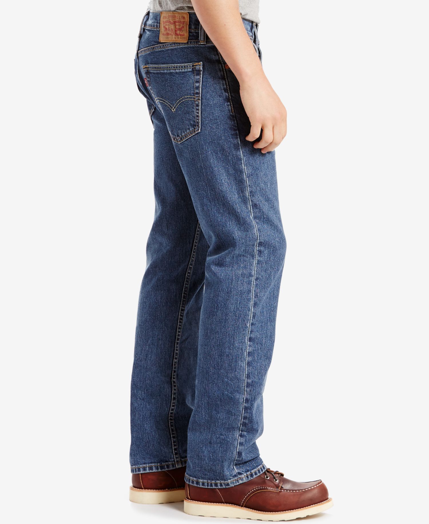 Мужские стрейчевые джинсы Levi's 505™ обычного кроя