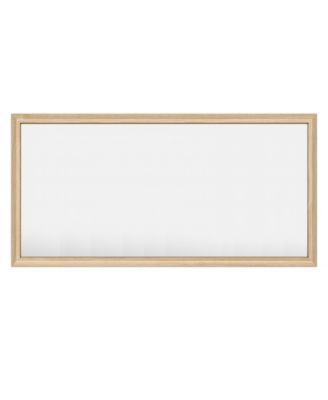 Thick Metal Framed Wall Mirrors for Bedroom, Rectangle Wall-Mounted Mirrors in Wood