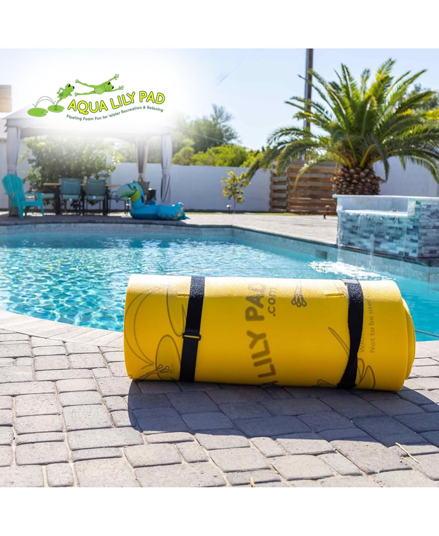 Детская игрушка Aqua Lily Pad Tadpole Single Adult Floating Foam Lounger Mat, Ages 18+ — фото 7