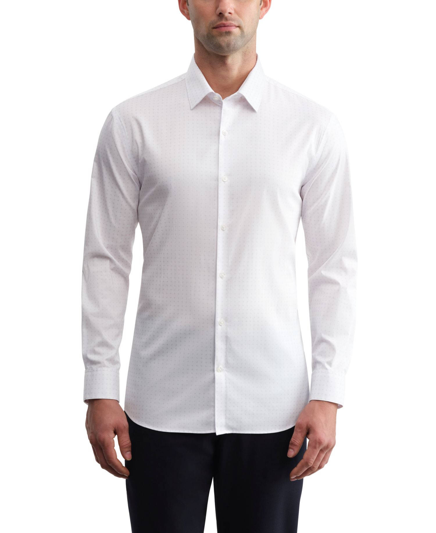 Men's Long-Sleeve Kinetic Stretch Dress Shirt