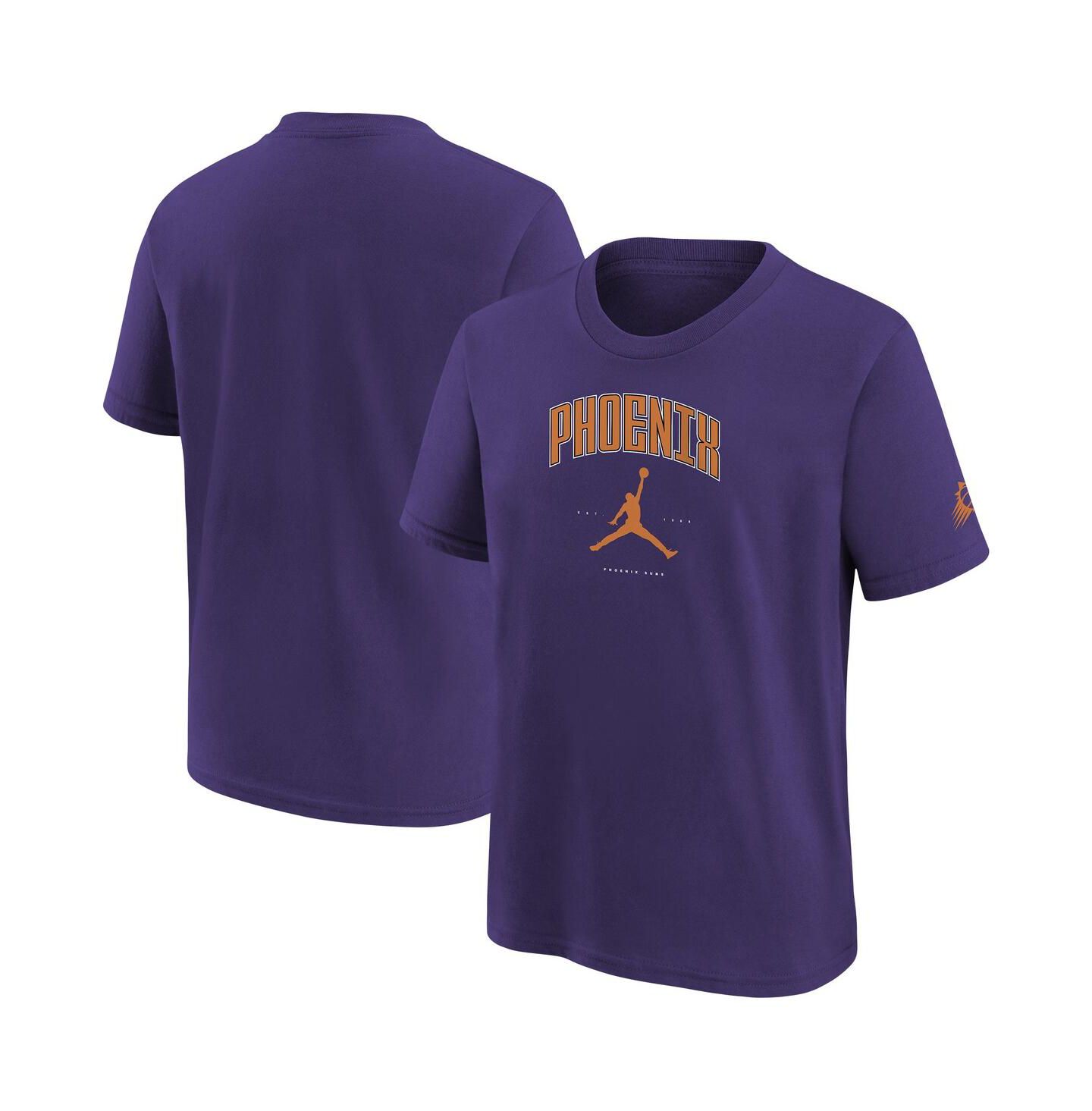 Детская футболка Jordan Purple Phoenix Suns Essential Cities — фото 1
