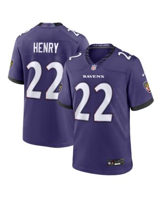 Men's Derrick Henry Purple Baltimore Ravens Team Game Jersey