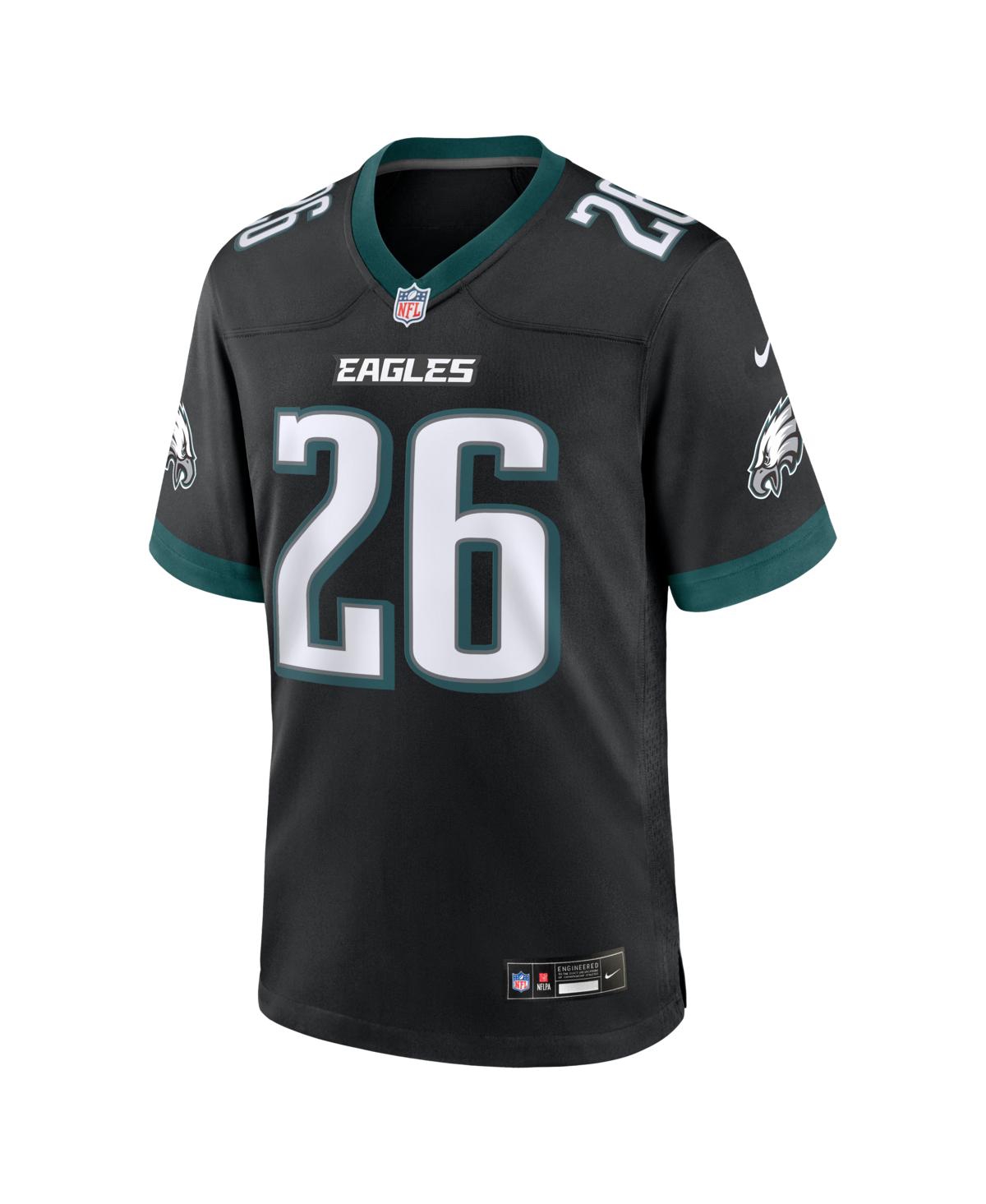 Nike Men's Saquon Barkley Black Philadelphia Eagles Alternate Game Jersey