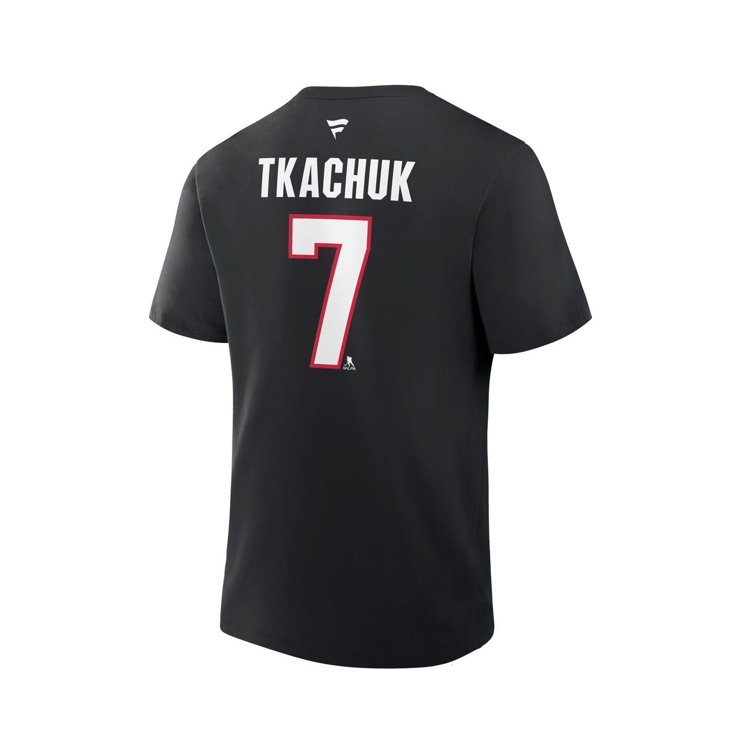 Мужская футболка Fanatics Brady Tkachuk Black Ottawa Senators Authentic Stack Name & Number — фото 2