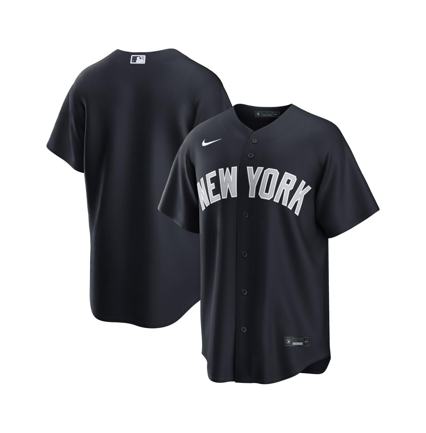 Мужской топ Nike Navy New York Yankees Alternate Replica Jersey — фото 1
