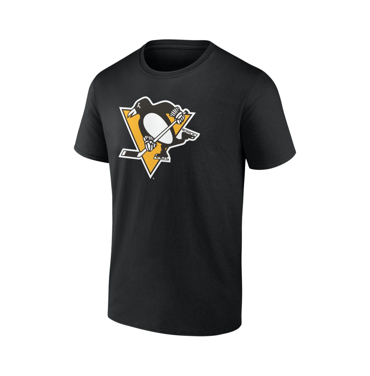 Мужская футболка Logo Athletic Black Pittsburgh Penguins Essential — фото 2