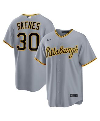 Men's Paul Skenes Gray Pittsburgh Pirates Road Replica Jersey